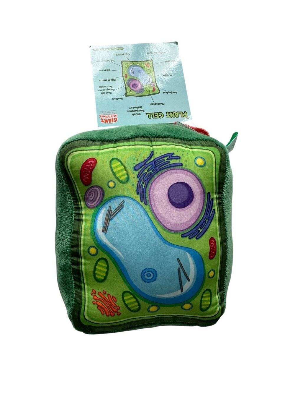 GIANT MICROBES PLANT CELL Stuffed Plush Wall Biology Science NWT #6997